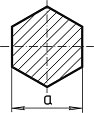 размер латунного шестигранника